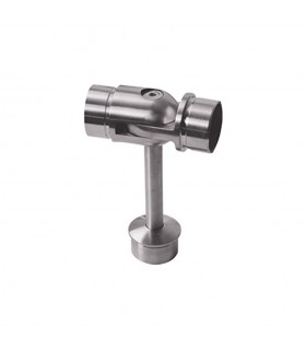 Support orientable 90°/270° de main courante ø42,4mm