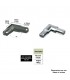Raccord d'angle pour profil d'encadrement Ø10mm INOX304