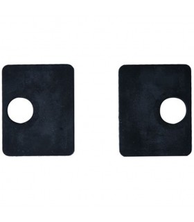 Jeu de 2 caoutchouc pour pinces carrées 55mm à verre  epr 10,76mm