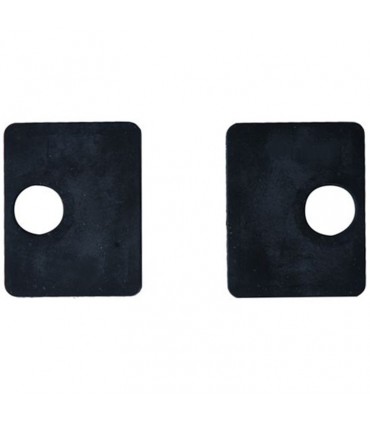 Jeu de 2 caoutchouc pour pinces carrées 55mm à verre  epr 10,76mm