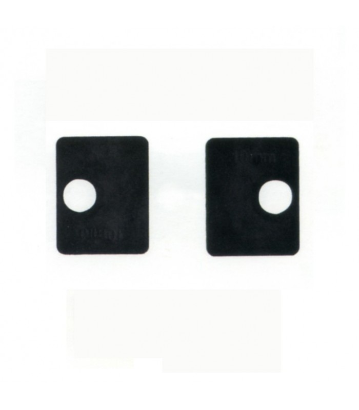 Jeu de 2 caoutchouc pour pinces carrées 45mm à verre  epr 8,76mm