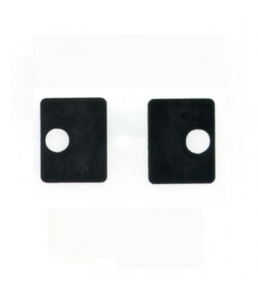 Jeu de 2 caoutchouc pour pinces carrées 45mm à verre  epr 8,76mm