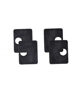 Lot de 4 caoutchoucs pour pince à verre d'angle carrée 8,76mm 