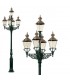 Réverbère 5 luminaires faubourg 3,75m