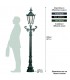 Lampadaire NUREMBERG poteau  H2,05m