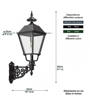 Luminaire EGMOND L sur console 80cm
