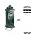 Boite aux lettres sur pied fonte 105cm