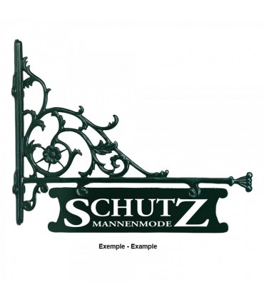 Enseigne en drapeau pour commerce 65cm