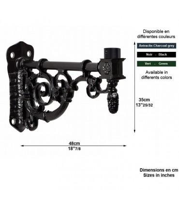 Console AMSTERDAM pour luminaire - 35cm