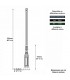 Poteau KS1 pour luminaire - 204cm