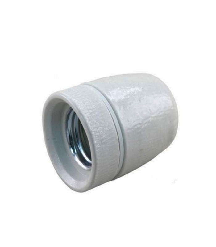 Douille en porcelaine E27. M10