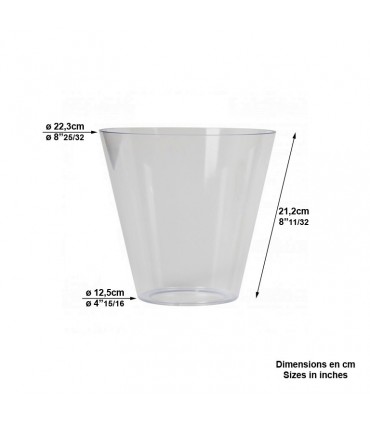 Vitre en verre pour luminaire rond K4. 