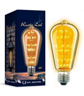 Ampoule rustique LED 1,3 watt. 