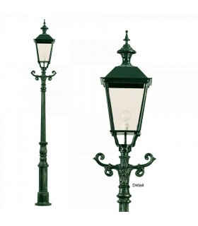 Lampadaire ALKMAAR 1 point lumineux sur poteau. 350cm