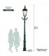Lampadaire ALKMAAR 1 point lumineux sur poteau. 350cm