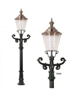 Lampadaire BEEMSTER sur potelet 170cm 