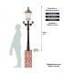 Lampadaire BEEMSTER sur potelet 170cm 