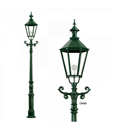 Lampadaire SCHIEDAM 1 point lumineux sur poteau 355cm