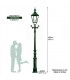 Lampadaire SCHIEDAM 1 point lumineux sur poteau 355cm
