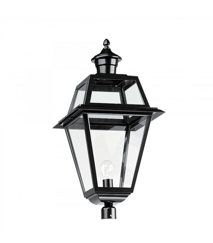 Lanterne carré faubourg K14 hauteur 70cm livré sans pied