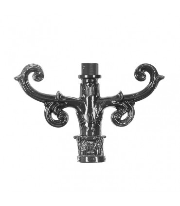 Support d'échelle galbé hauteur 25cm pour poteau de luminaire