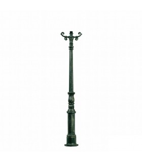 Poteau H5 en aluminium pour luminaire - 220cm