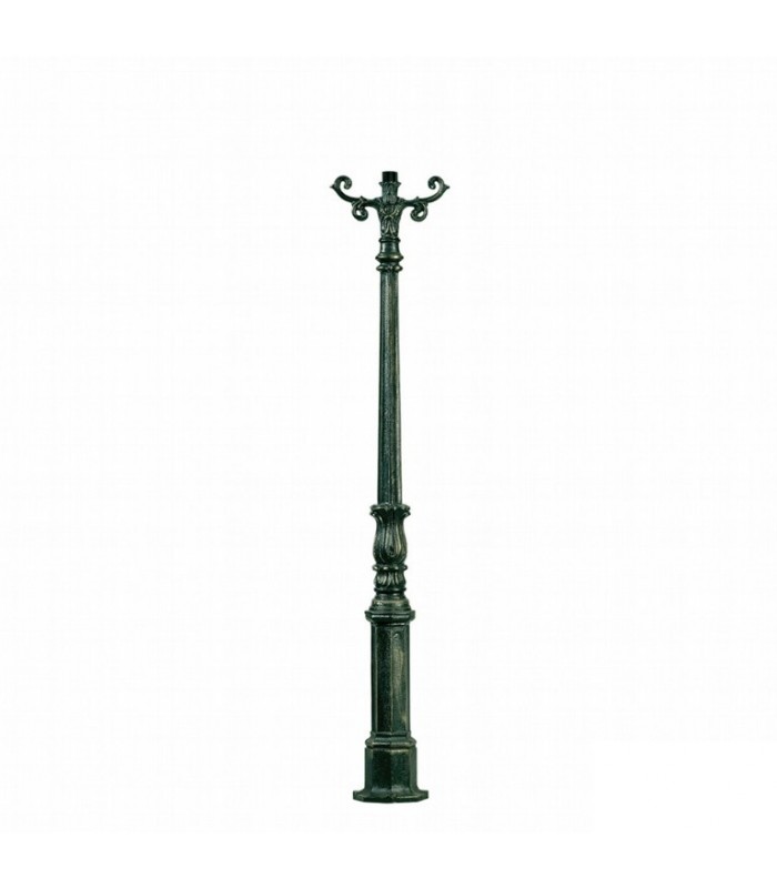 Poteau H5 en aluminium pour luminaire - 220cm