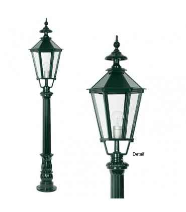 Lampadaire DE WAARD sur potelet 150cm 