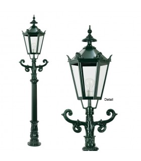 Lampadaire DE BEETS sur potelet 175cm 