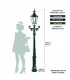 Lampadaire DE KENNEMER 1 point lumineux sur poteau 225cm 