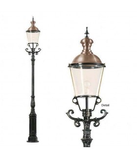Lampadaire DUSSELDORF, 1 point lumineux, sur poteau 325cm