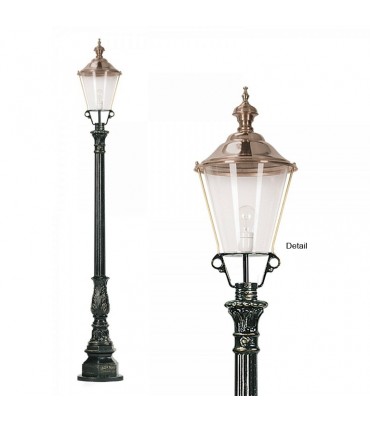 Lampadaire OBERHAUSEN, 1 point lumineux, sur poteau 225cm
