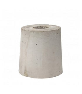 Socle en béton ø 25cm pour fixation de luminaires