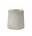 Socle en béton diametre 25cm pour fixation de luminaires