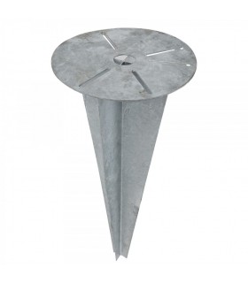 Clé d'ancrage coupe-vent ø 26cm pour fixation de luminaires. 