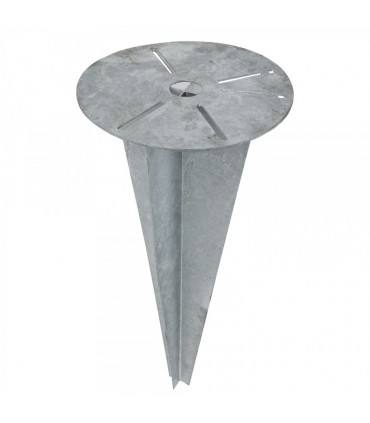 Clé d'ancrage coupe-vent ø 26cm pour fixation de luminaires. 