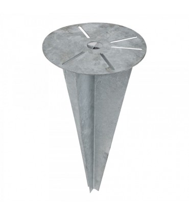 Clé d'ancrage coupe-vent ø 21cm pour fixation de luminaires. 