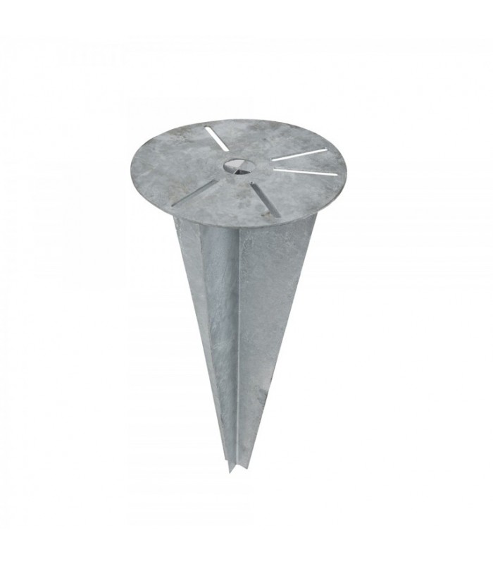Clé d'ancrage coupe-vent diametre 185mm pour fixation de luminaires.