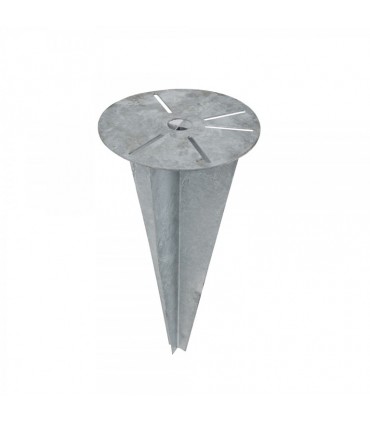 Clé d'ancrage coupe-vent ø 18,5cm pour fixation de luminaires. 