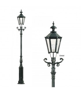 Lampadaire MAGDENBOURG 1 point lumineux sur poteau 264cm
