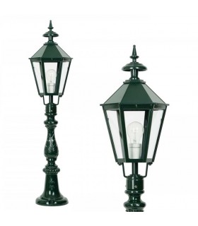 Luminaire de jardin OXFORD 143 hexagonal sur potelet 100cm