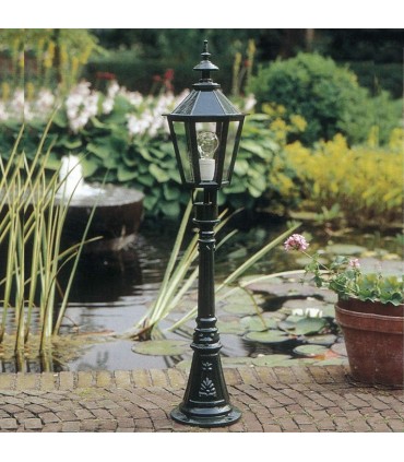 Luminaire de jardin OXFORD 17 hexagonal sur potelet 107cm