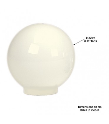 Bol de rechange opaque ø30cm pour luminaire globe 