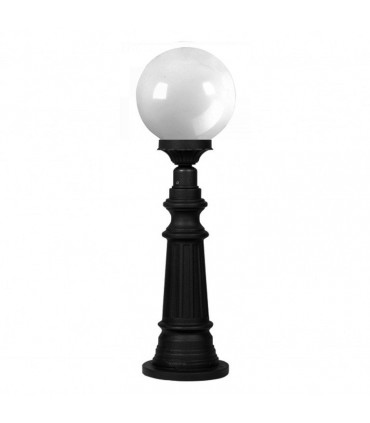 Luminaire globe R226 sur potelet 65cm.