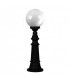 Luminaire globe R226 sur potelet 65cm.