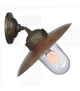 Luminaire incliné LANDES cuivre/bronze - H37cm