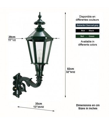 Luminaire M31 sur console - 82cm