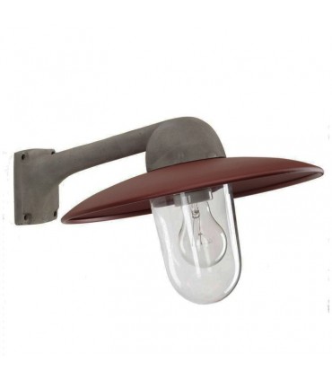 Applique murale FABRIQUE en aluminium et cuivre 24cm.