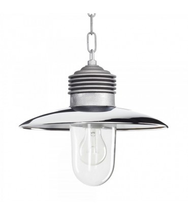 Suspension à chaine AMPERE en aluminium et cuivre 30cm