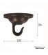 Plafonnier en bronze pour suspensions